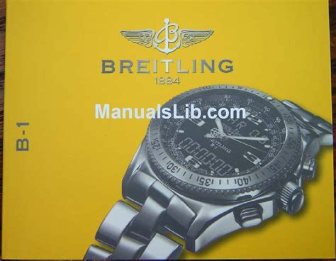 breitling b-1 user manual|breitling manual pdf.